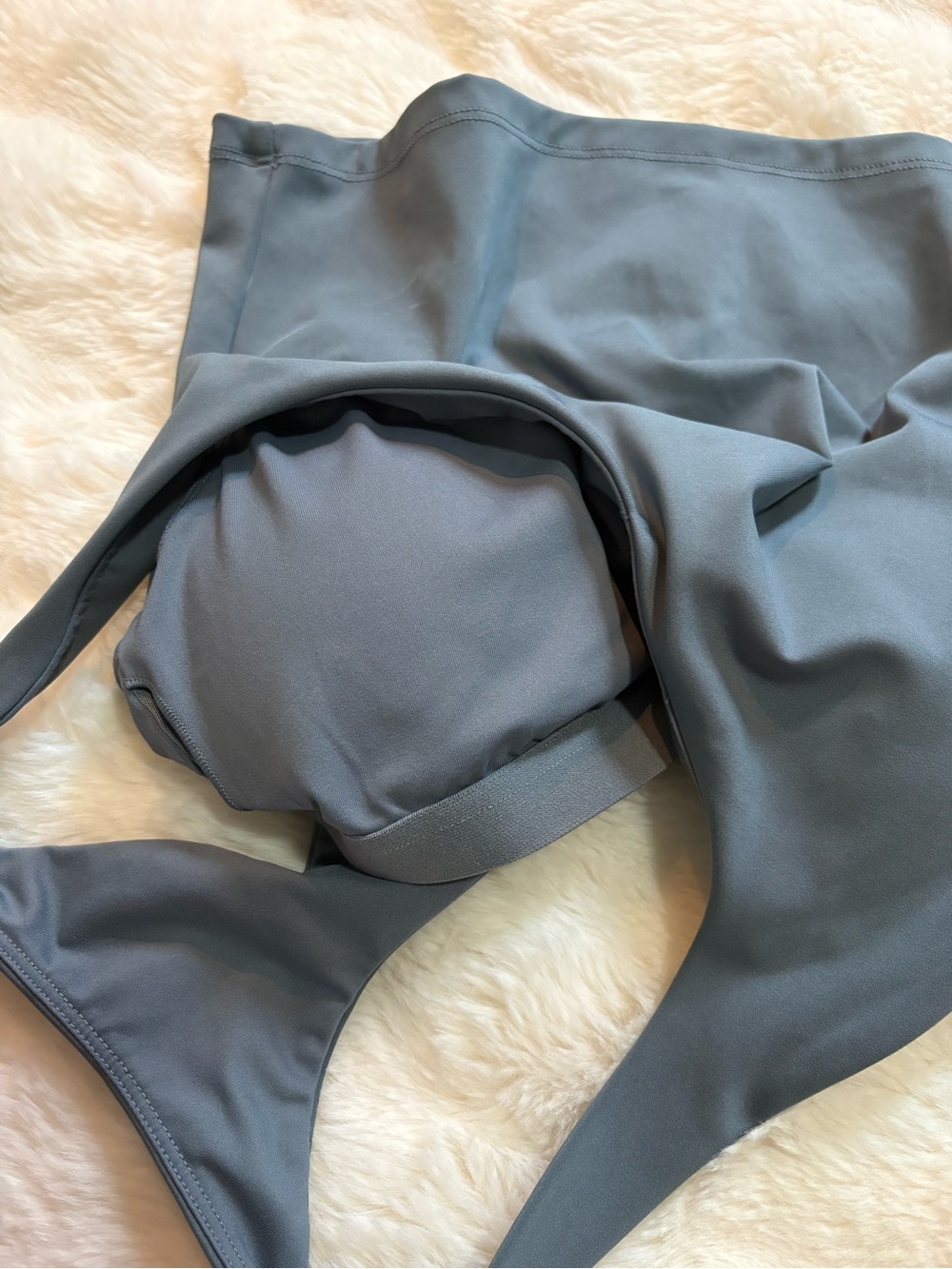 Fabletics Grey Racerback Tank Top - Picture 3 of 3